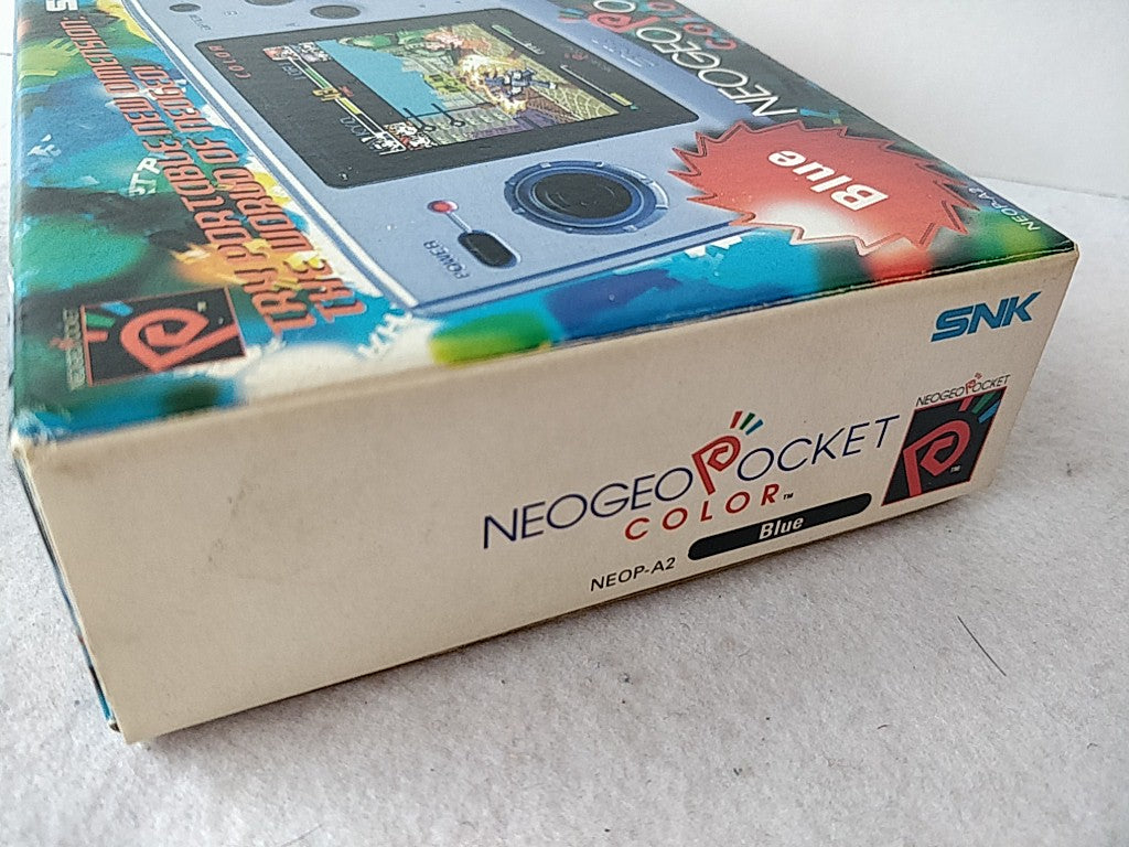 SNK NEOGEO POCKET Color Blue Console, Manual, boxed set tested-e0910-