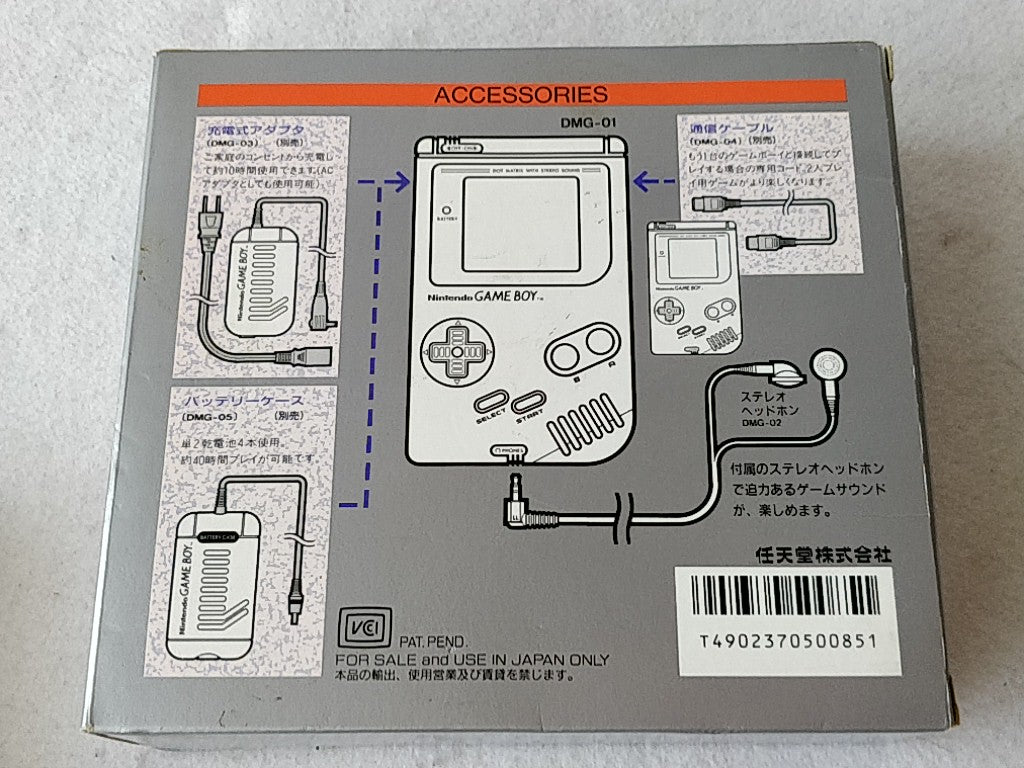 lastbil målbar Overvind Nintendo Game boy Gray Color Console (DMG-001),Manual and Box set, tes –  Hakushin Retro Game shop
