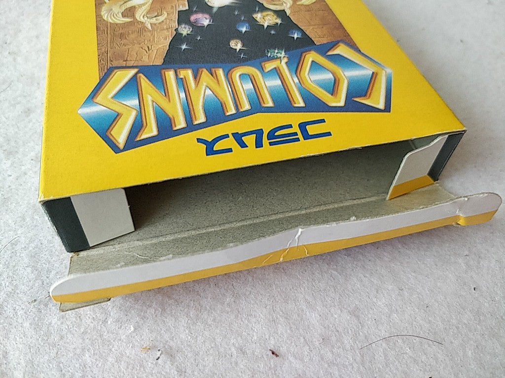 COLUMNS SEGA GAME GEAR GG Cartridge, Manual, and Box set tested-e0910-