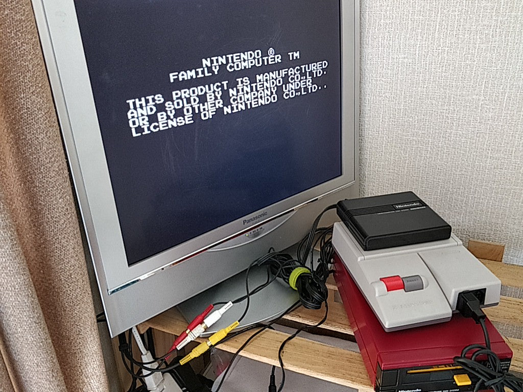 Nazo no Kabe Block Kuzushi FAMICOM (NES) Disk System/Disk, manual, case-e0914-