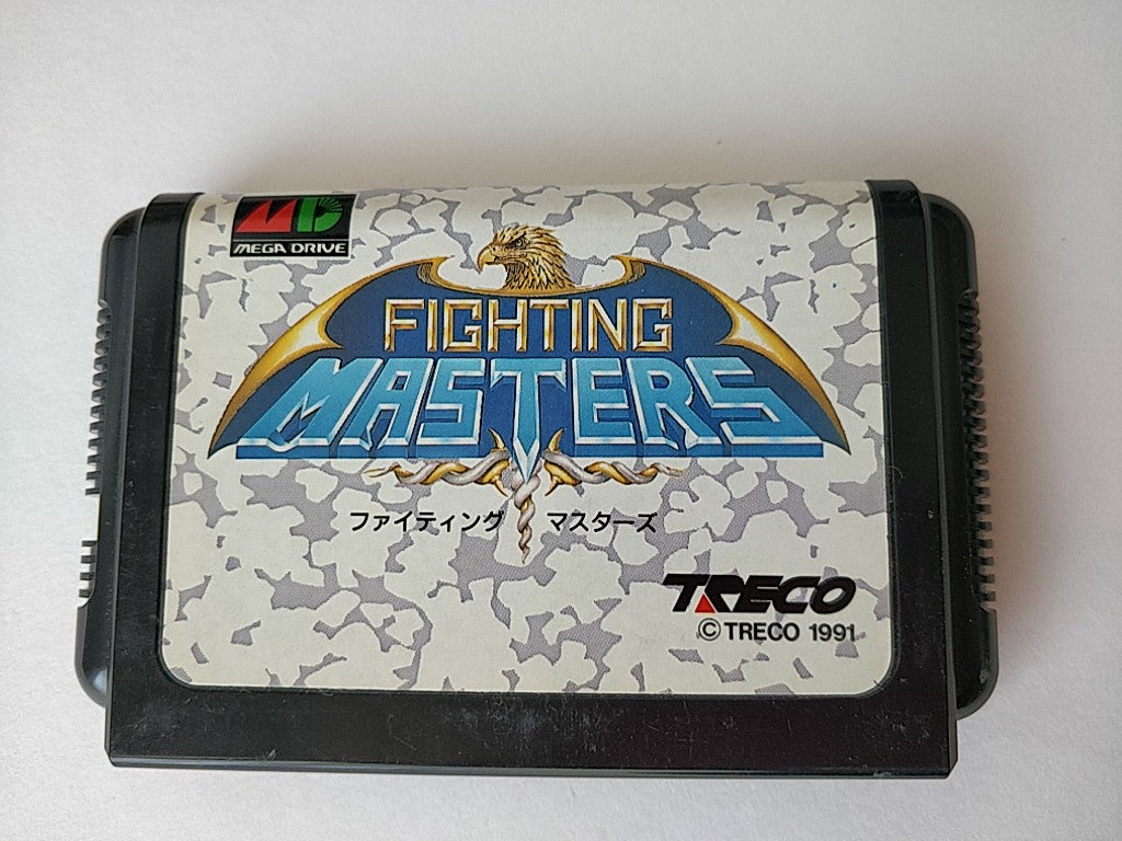 Fighting Masters SEGA MEGA DRIVE Genesis Cartridge, Manual, and Box set-e0915-