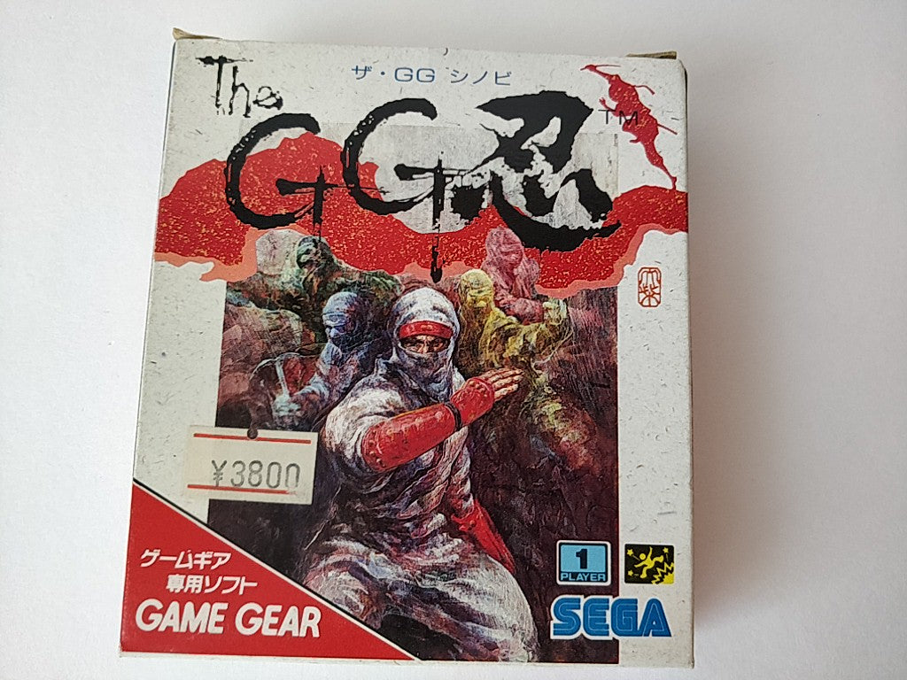 The GG Shinobi SEGA GAME GEAR GG Cartridge,Manual,Boxed set tested-e0915
