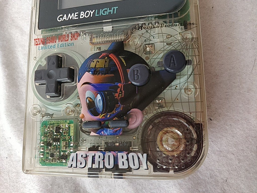 Nintendo Gameboy Light Limited ASTRO BOY Clear Edition console set tes ...