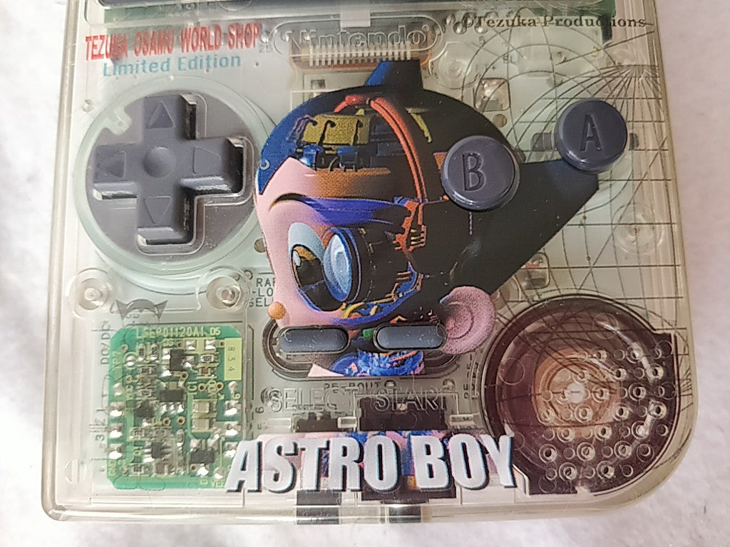 Nintendo Gameboy Light Limited ASTRO BOY Clear Edition console set tested-e0918-