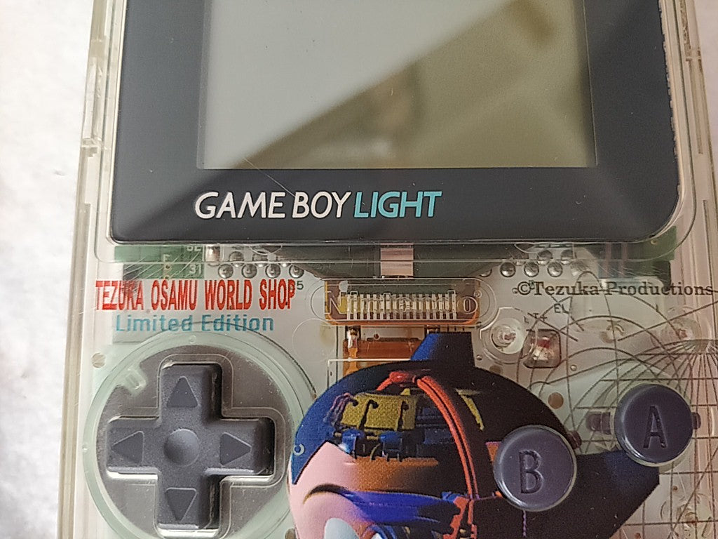 Nintendo Gameboy Light Limited ASTRO BOY Clear Edition console set tested-e0918-