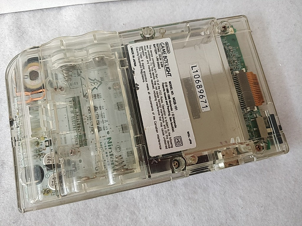 Nintendo Gameboy Light Limited ASTRO BOY Clear Edition console set tested-e0918-