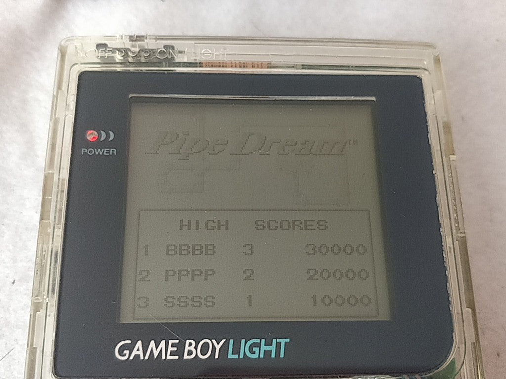 Nintendo Gameboy Light Limited ASTRO BOY Clear Edition console set tested-e0918-