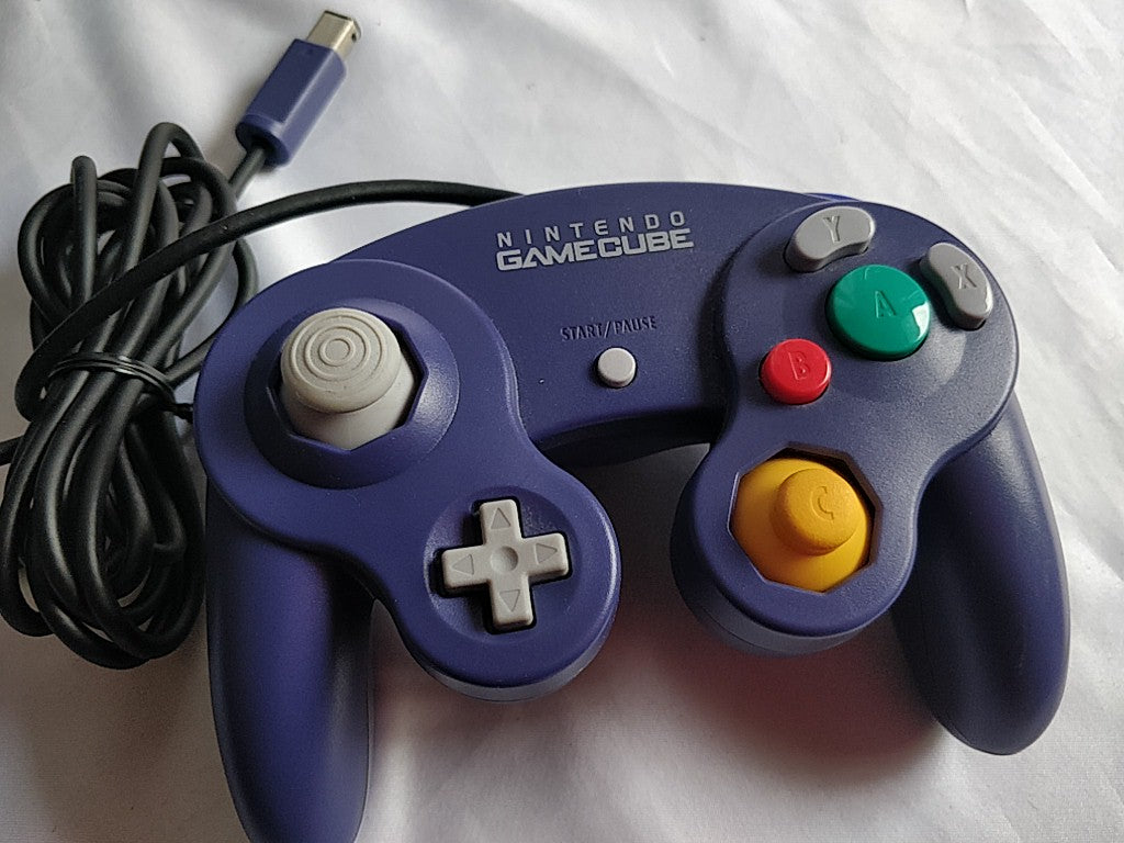 Defective, Nintendo Gamecube console, controller, Power cable in box set-e0928-