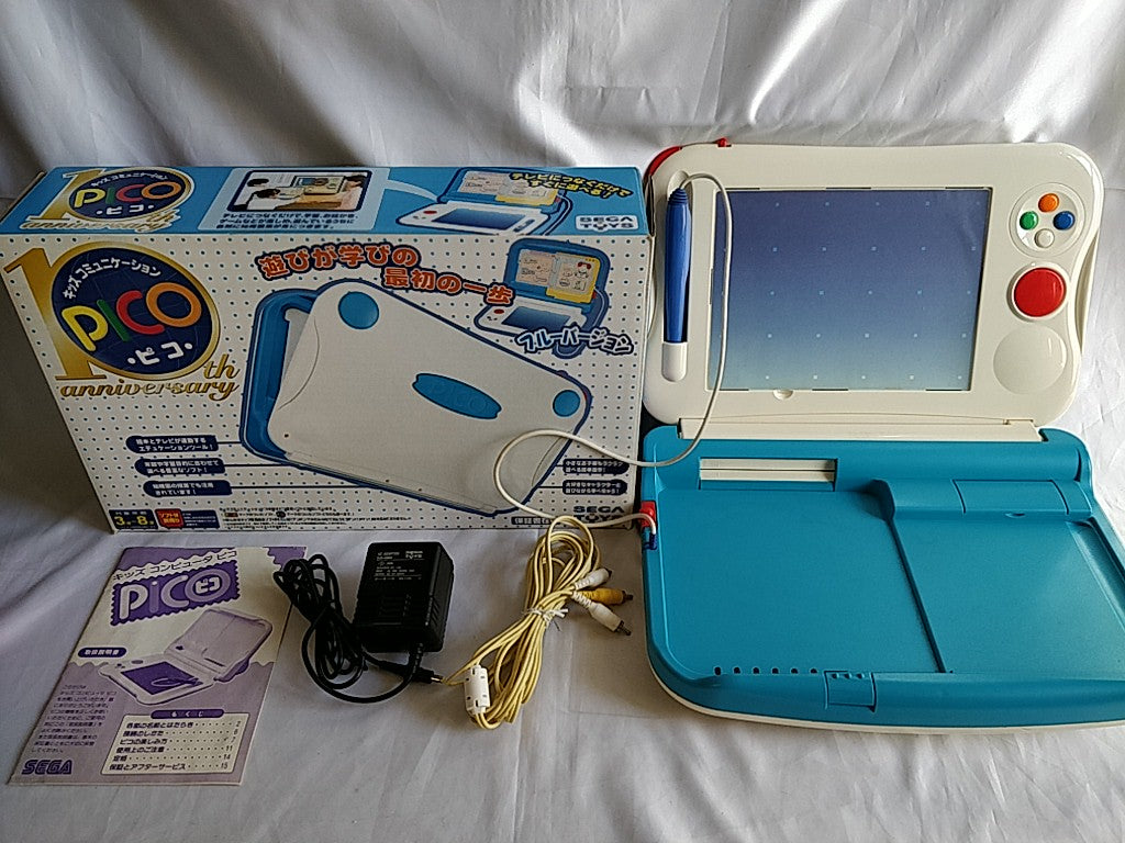 Japanese SEGA TOYS Kids Communication PICO Console in Box set, tested-e0930-