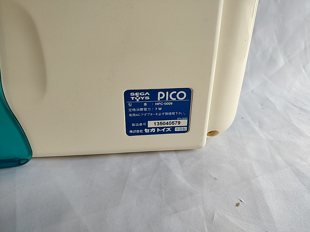 Japanese SEGA TOYS Kids Communication PICO Console in Box set, tested-e0930-
