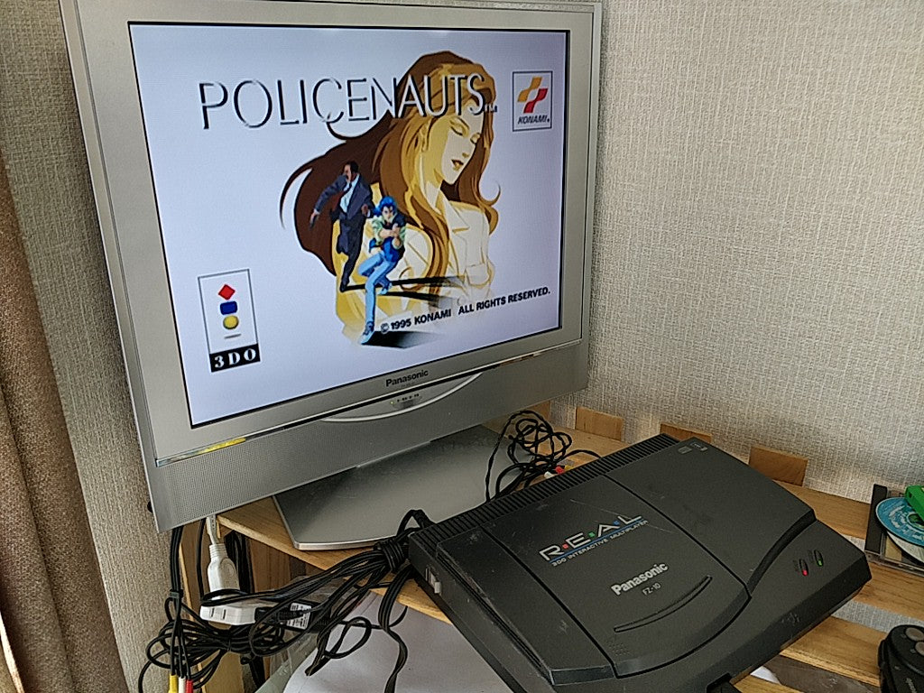 POLICENAUTS Hideo Kojima Konami Panasonic 3DO Game Disk, Manual, Box set-e1003-