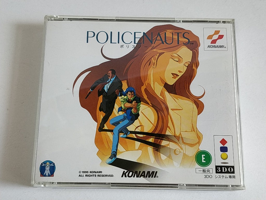 POLICENAUTS Hideo Kojima Konami Panasonic 3DO Game Disk, Manual 