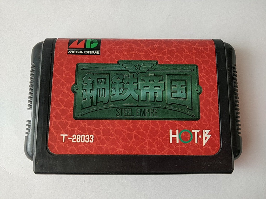STEEL EMPIRE / KOTETSU TEIKOKU SEGA MEGA DRIVE game Genesis Cartridge -e1006-