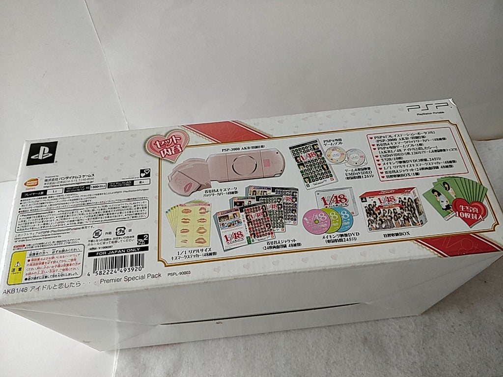 SONY Playstation Portable PSP-3000 AKB1/48 Premier Special Pack in box set-e1006