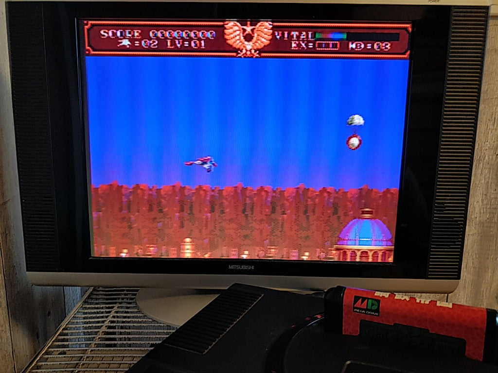 STEEL EMPIRE / KOTETSU TEIKOKU SEGA MEGA DRIVE game Genesis Cartridge -e1006-