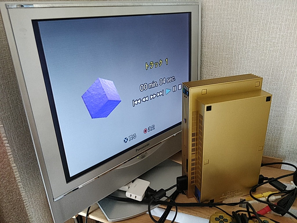 Sony PlayStation 2 HYAKUSHIKI GOLD Color Console PS2, Region-J 