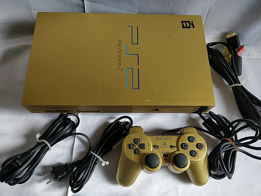 Sony PlayStation 2 HYAKUSHIKI GOLD Color Console PS2, Region-J, SCPH-55000-e1008