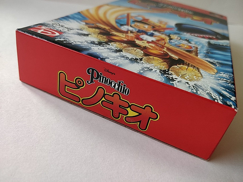 Disney's Pinocchio Super Famicom Cartridge, Manual, in Box set, tested-e1010-