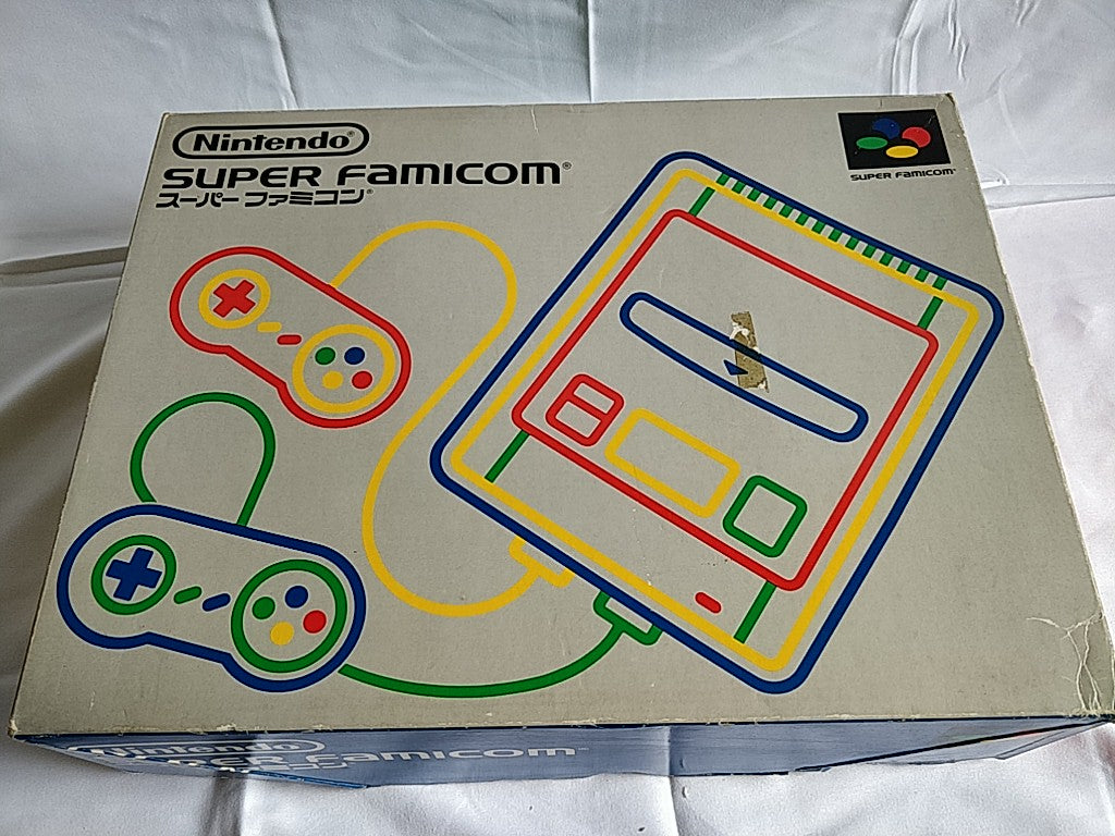 Super Famicom SNES console (SNES/SHVC-001),Pad, PSU in Box set tested-e1012-
