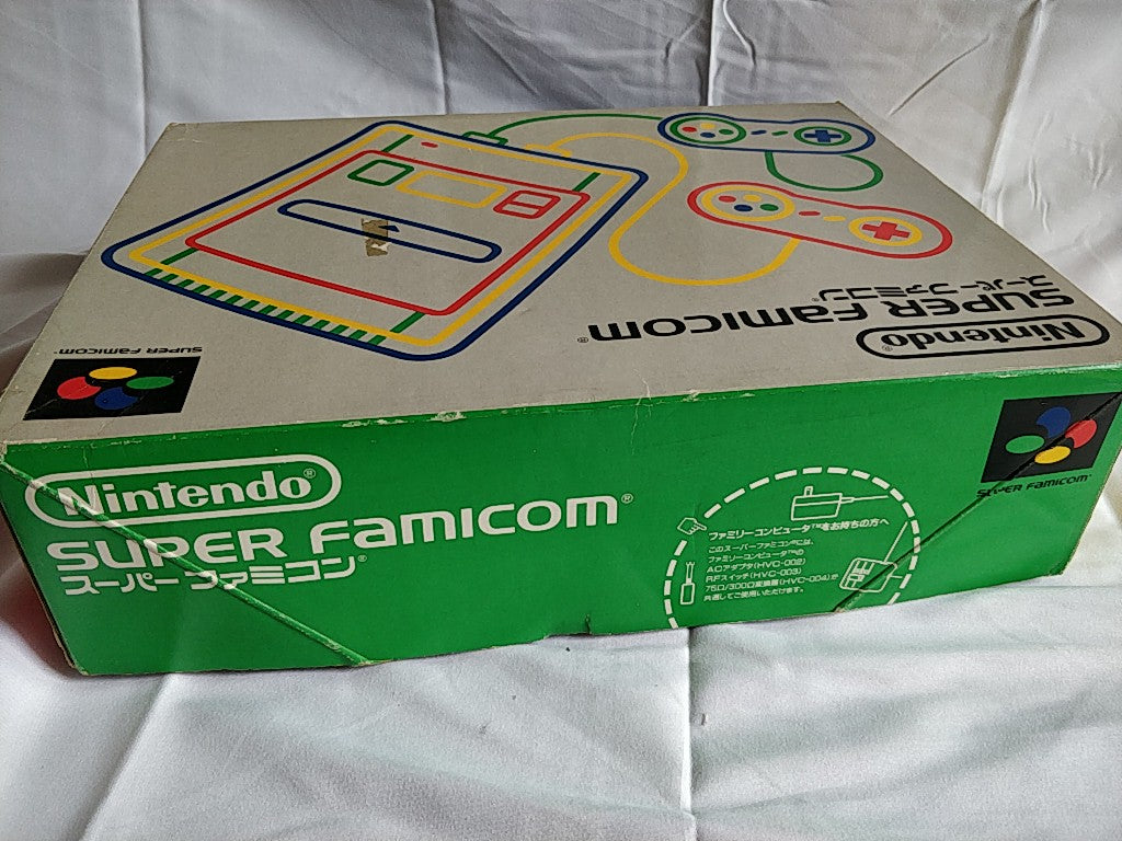 Super Famicom SNES console (SNES/SHVC-001),Pad, PSU in Box set tested-e1012-