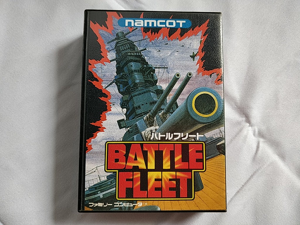 Battle Fleet Famicom FC NES Cartridge and Boxed set, tested-e1012-