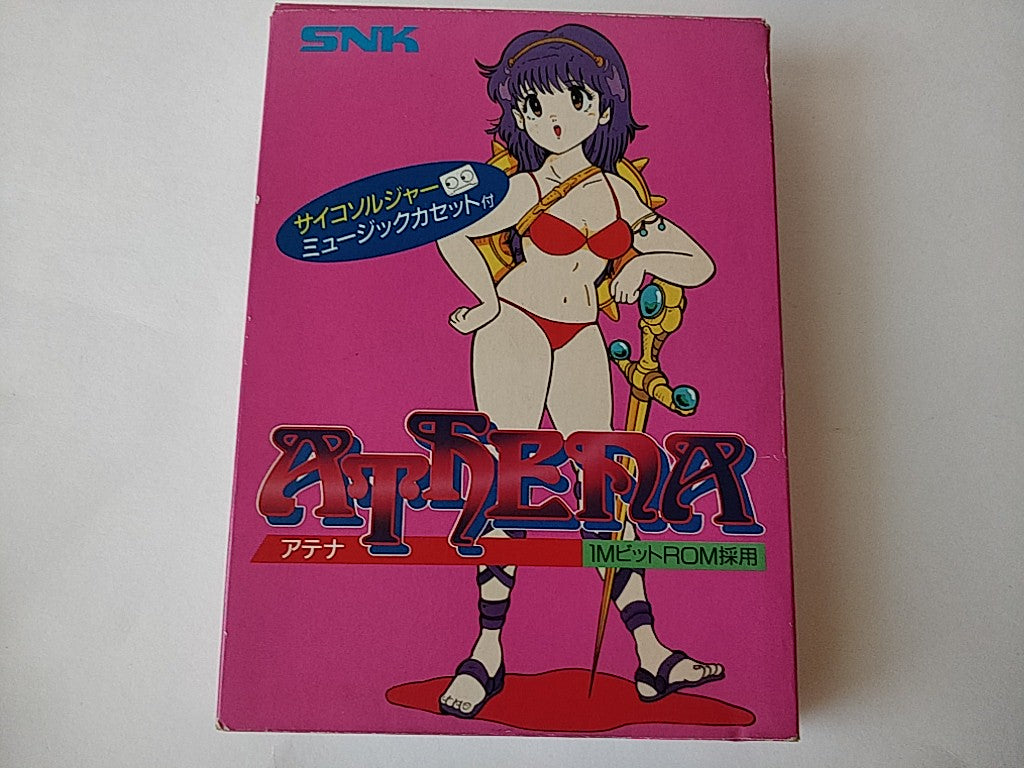 Athena with Pycho soldier Music cassette tape set Famicom, FC, SNK, tested-e1018