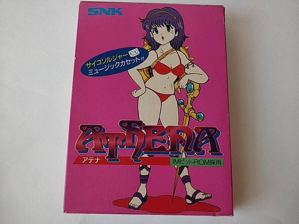 Athena with Pycho soldier Music cassette tape set Famicom, FC, SNK