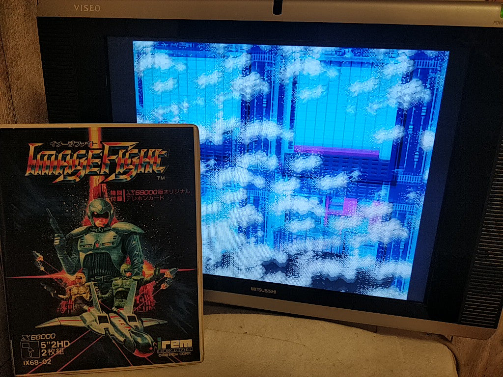 Image Fight for SHARP X68000 shooter Game set/Gamedisk,manual,Box, tested-e1023-