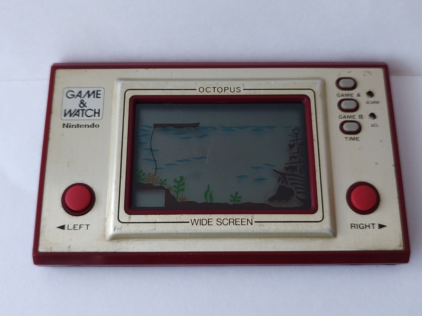 Vintage Nintendo Game & Watch Octopus OC-22 Handheld game /tested-e1106-