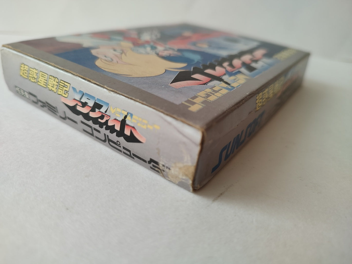 Cho Wakusei Senki META FIGHT Nintendo FAMICOM(NES) Cartridge, Manual, Box-e1121-