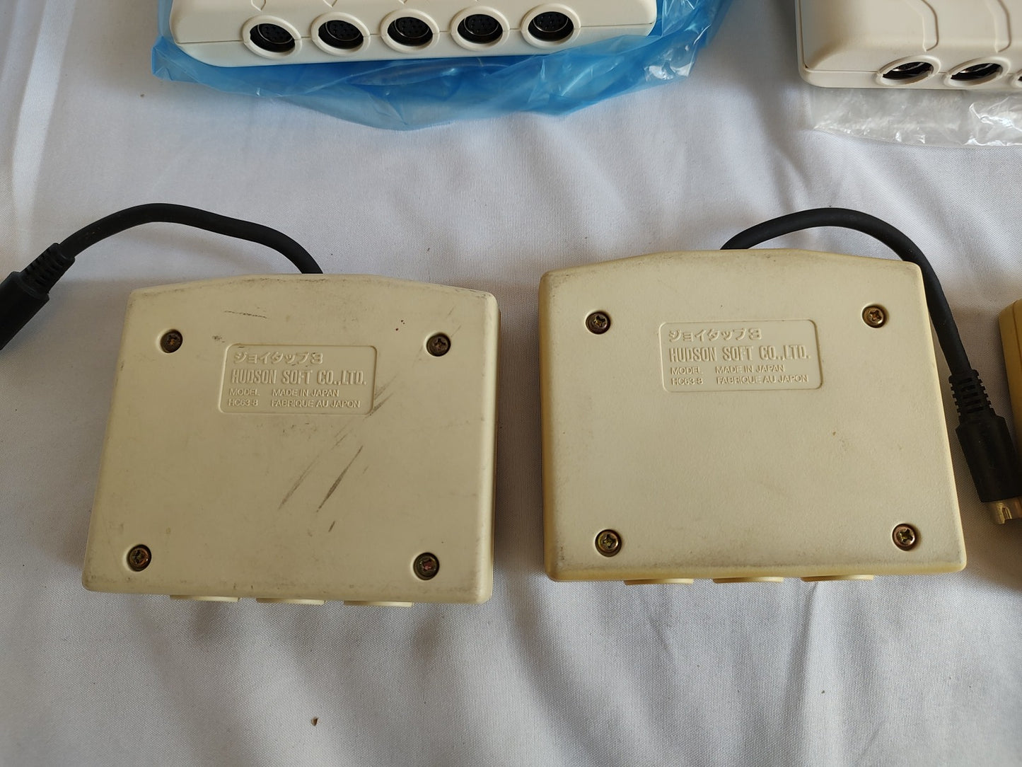 Whole sale lot of NEC PC Engine (turbografx-16) multi tap set/Not tested-e1125-