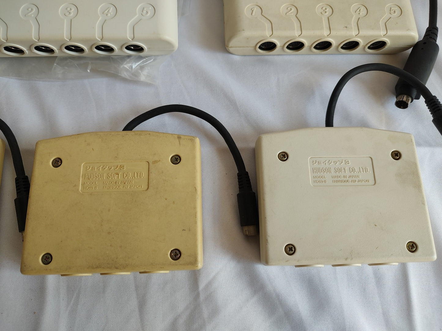 Whole sale lot of NEC PC Engine (turbografx-16) multi tap set/Not tested-e1125-