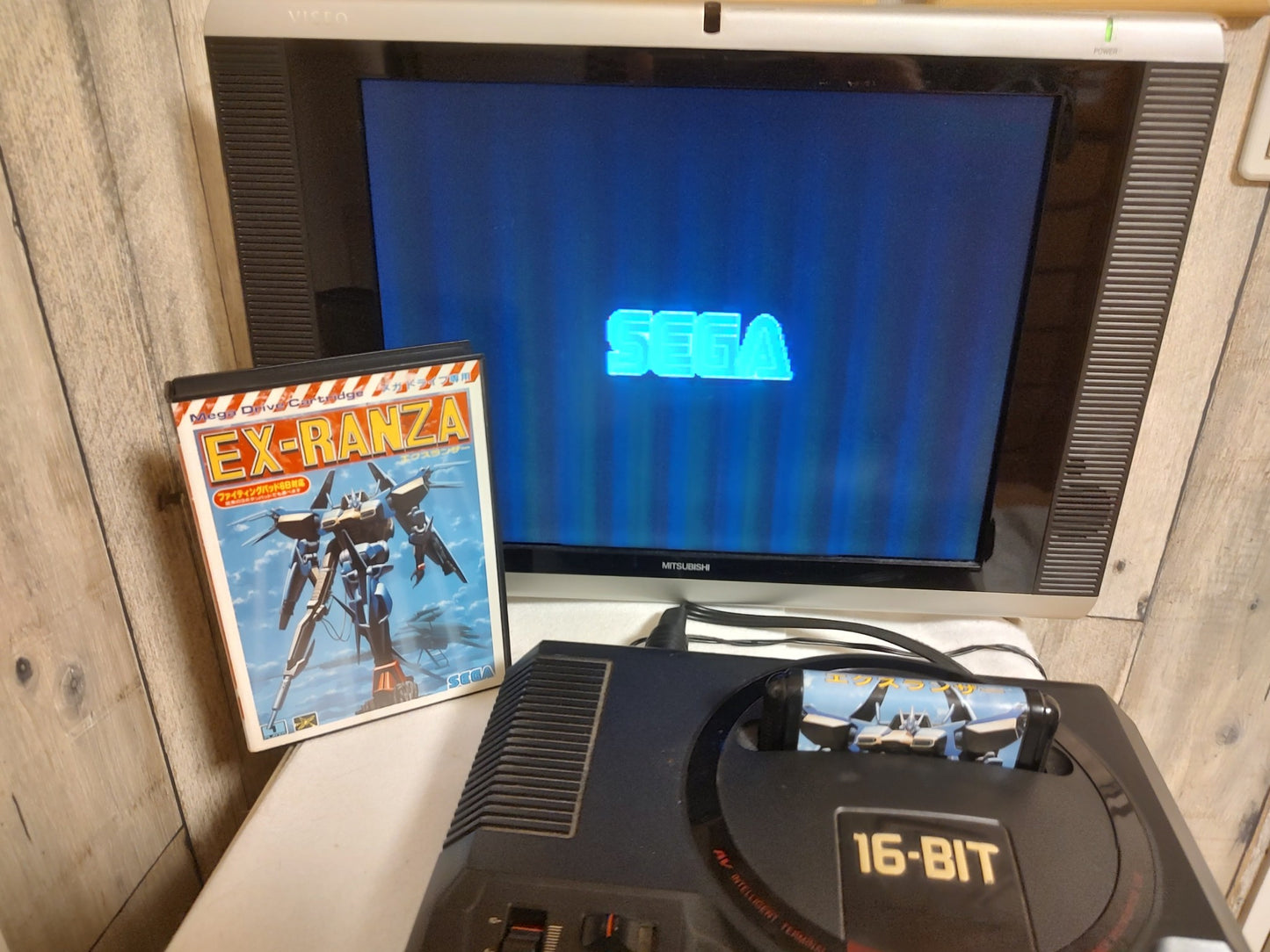 EX-RANZA Ranger-X SEGA MEGA DRIVE Genesis Cartridge, Manual, Box. Working-e1130-