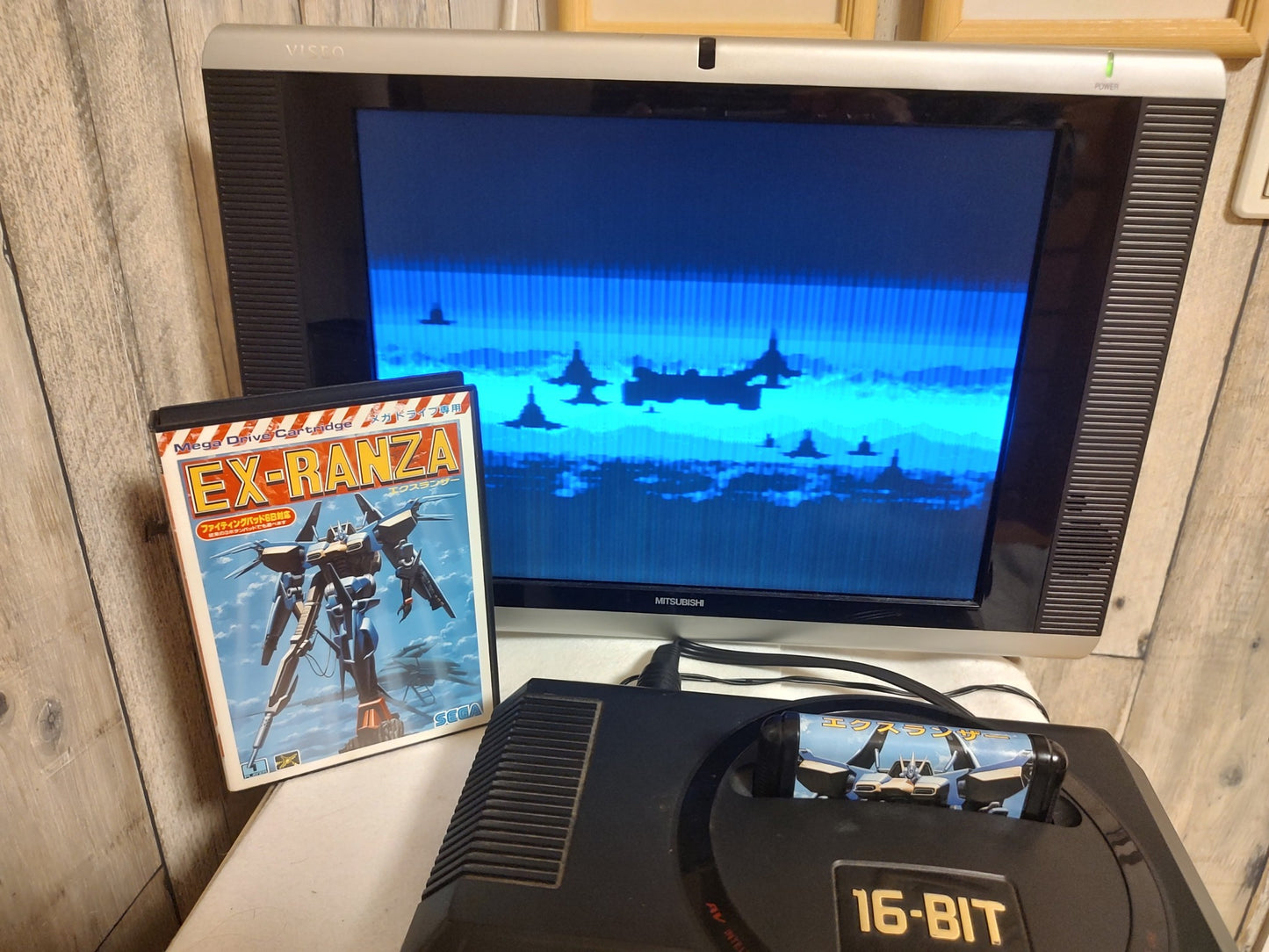 EX-RANZA Ranger-X SEGA MEGA DRIVE Genesis Cartridge, Manual, Box. Working-e1130-
