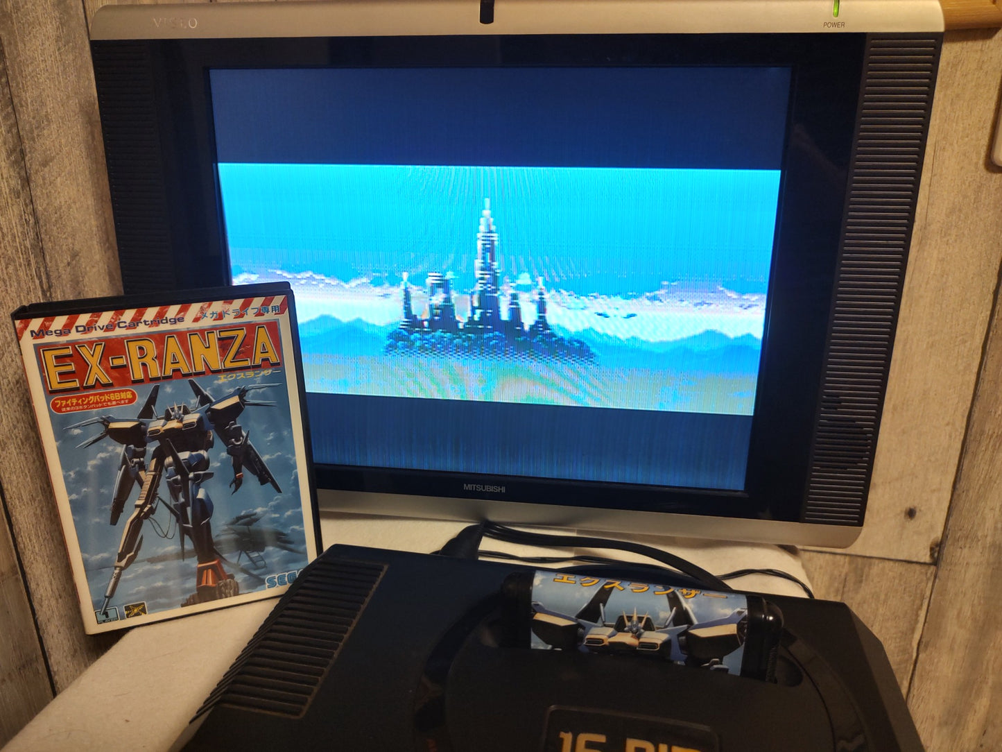 EX-RANZA Ranger-X SEGA MEGA DRIVE Genesis Cartridge, Manual, Box. Working-e1130-