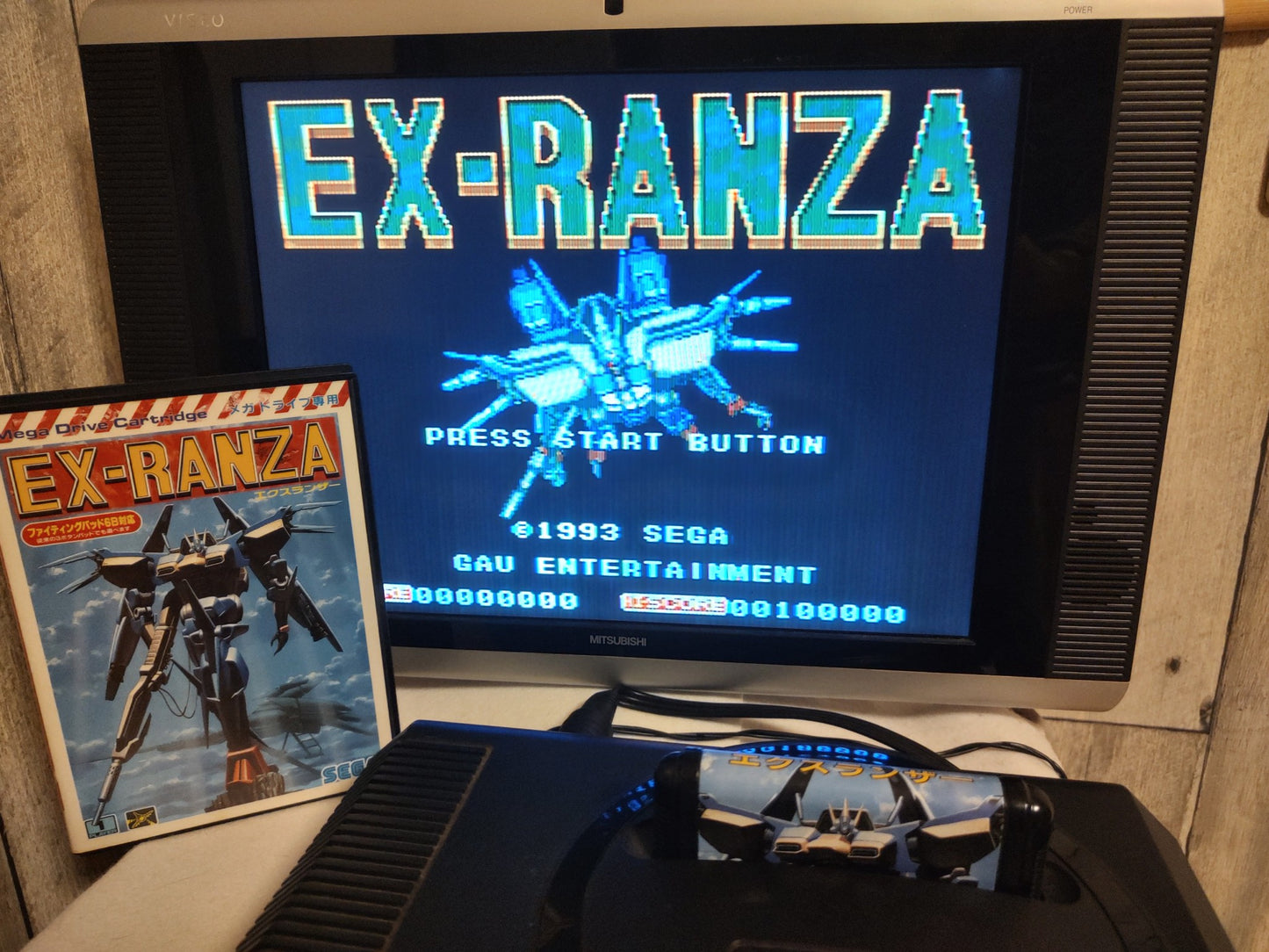 EX-RANZA Ranger-X SEGA MEGA DRIVE Genesis Cartridge, Manual, Box. Working-e1130-