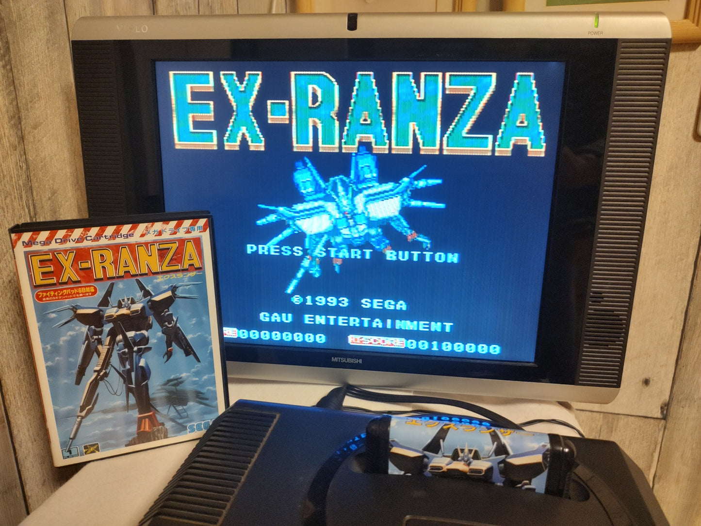 EX-RANZA Ranger-X SEGA MEGA DRIVE Genesis Cartridge, Manual, Box. Working-e1130-