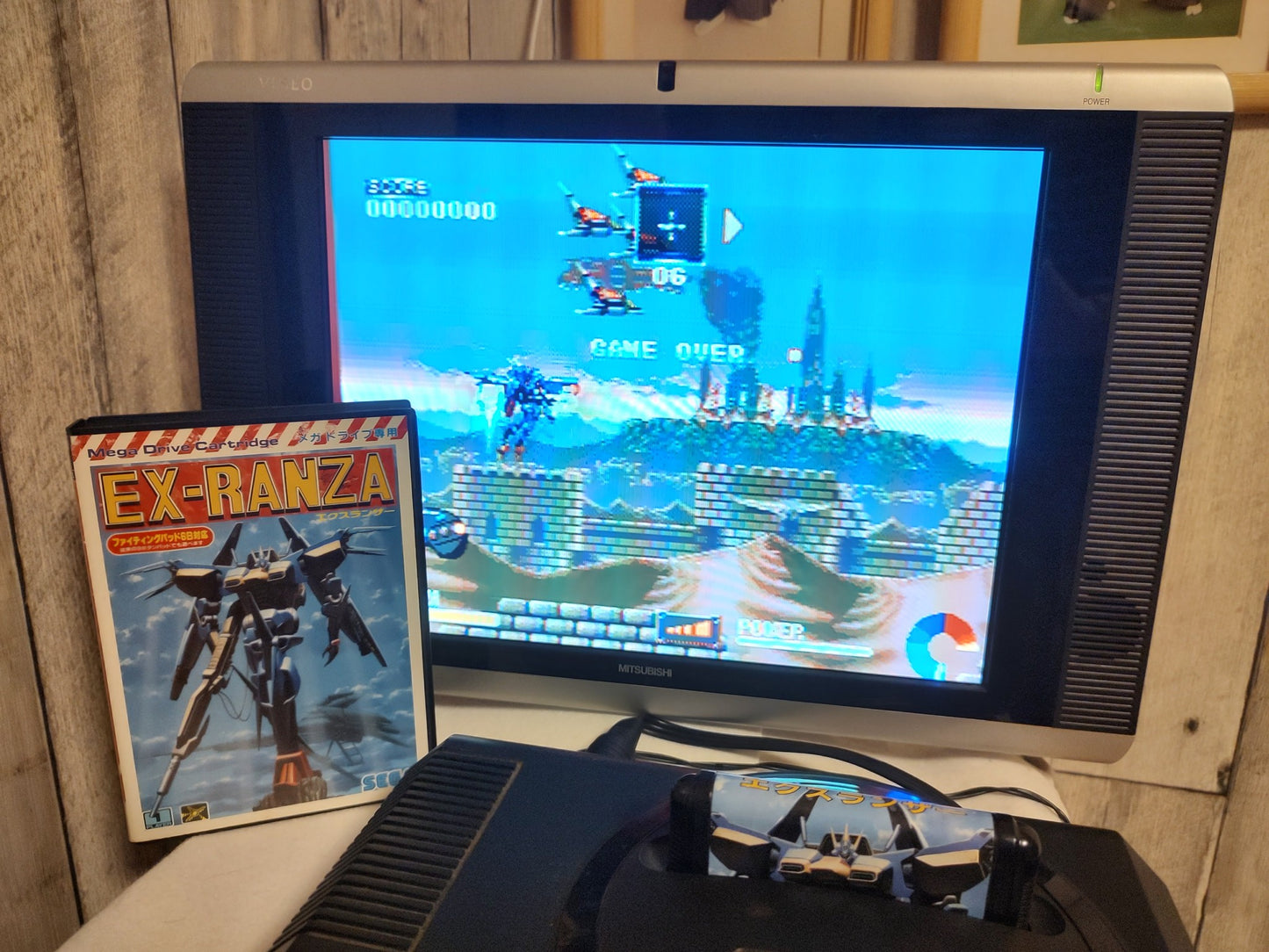 EX-RANZA Ranger-X SEGA MEGA DRIVE Genesis Cartridge, Manual, Box. Working-e1130-