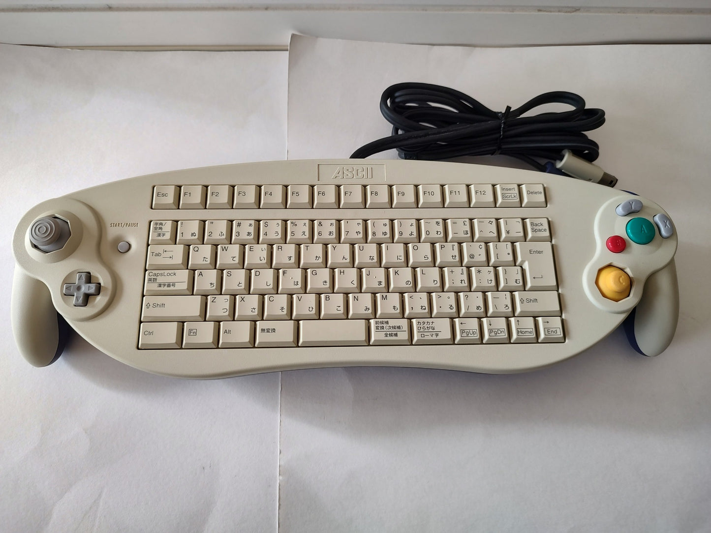 autobiografía bibliotecario Factibilidad Nintendo GameCube ASCII keyboard Controller ACS-1901PO, not tested-e12 –  Hakushin Retro Game shop