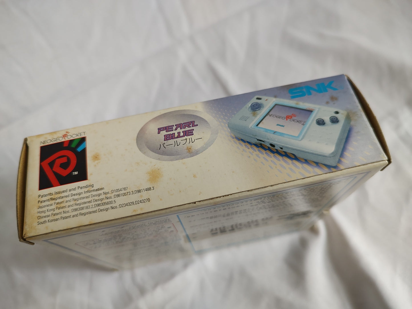 SNK NEOGEO POCKET Color Pearl Blue Console, Manual, in th Box set/Tested-e1216-