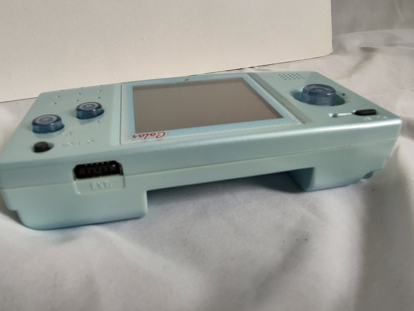 SNK NEOGEO POCKET Color Pearl Blue Console, Manual, in th Box set/Tested-e1216-