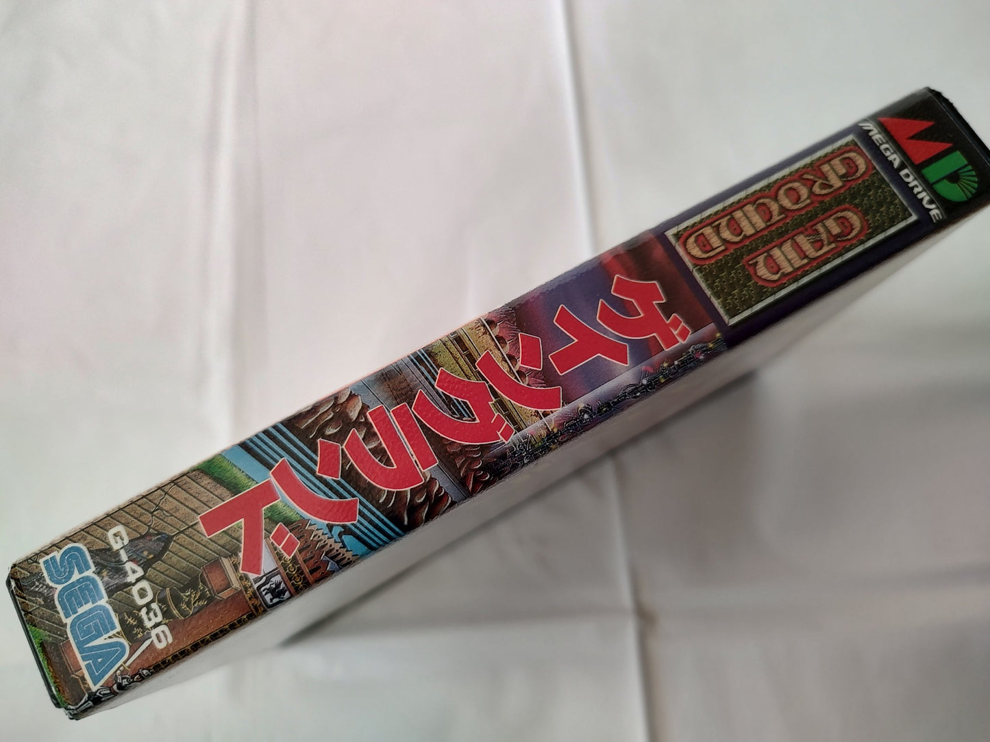 GAIN GROUND SEGA MEGA DRIVE Genesis Cartridge, Manual, Box set, working- e1227-