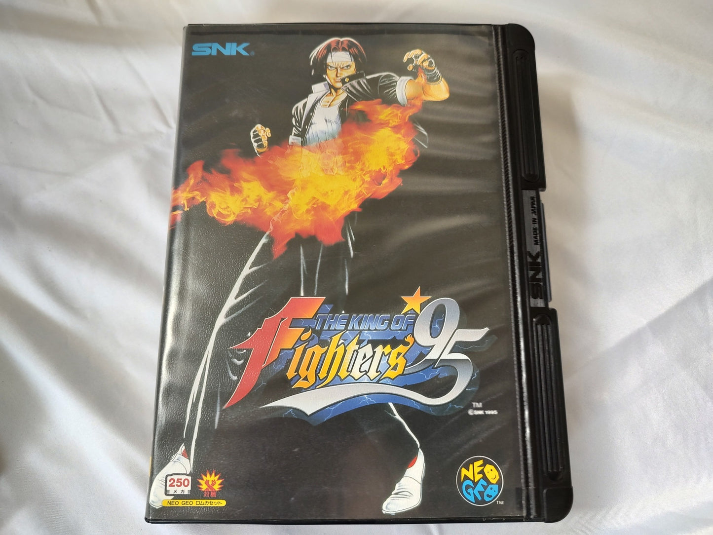 KOF 95 THE KING OF FIGHTERS 95 SNK NEO GEO AES Cartridge, Manual Box set-f0118-