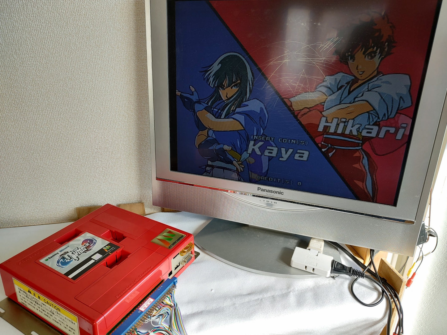 THE RUMBLE FISH SUMMY Atomiswave game cartridge and Instruction card set-g0222-