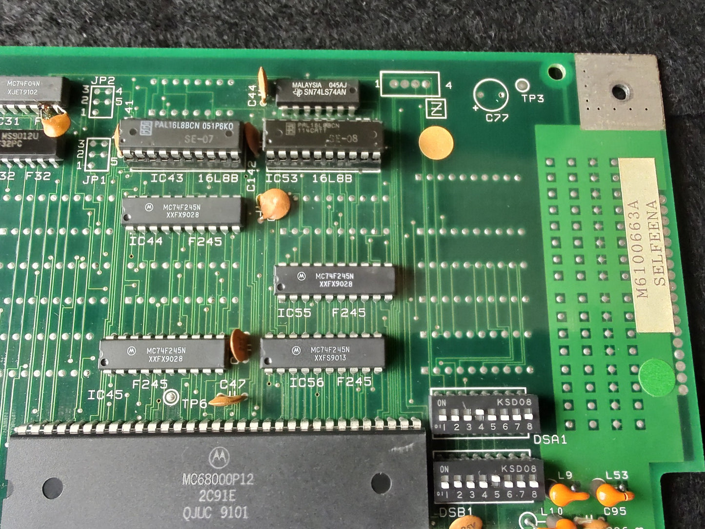 EASTTECHNOLOGY SELFEENA Arcade PCB System JAMMA Board, Working-f0209-