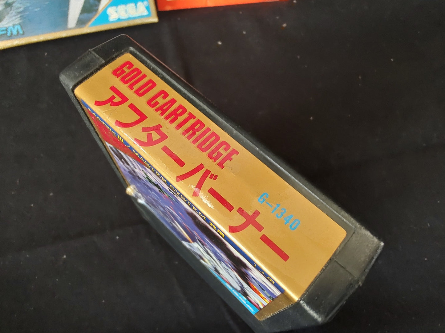 AFTER BURNER SEGA Master system MK-2000/Mark3 Cart and Box, Working-f0227-