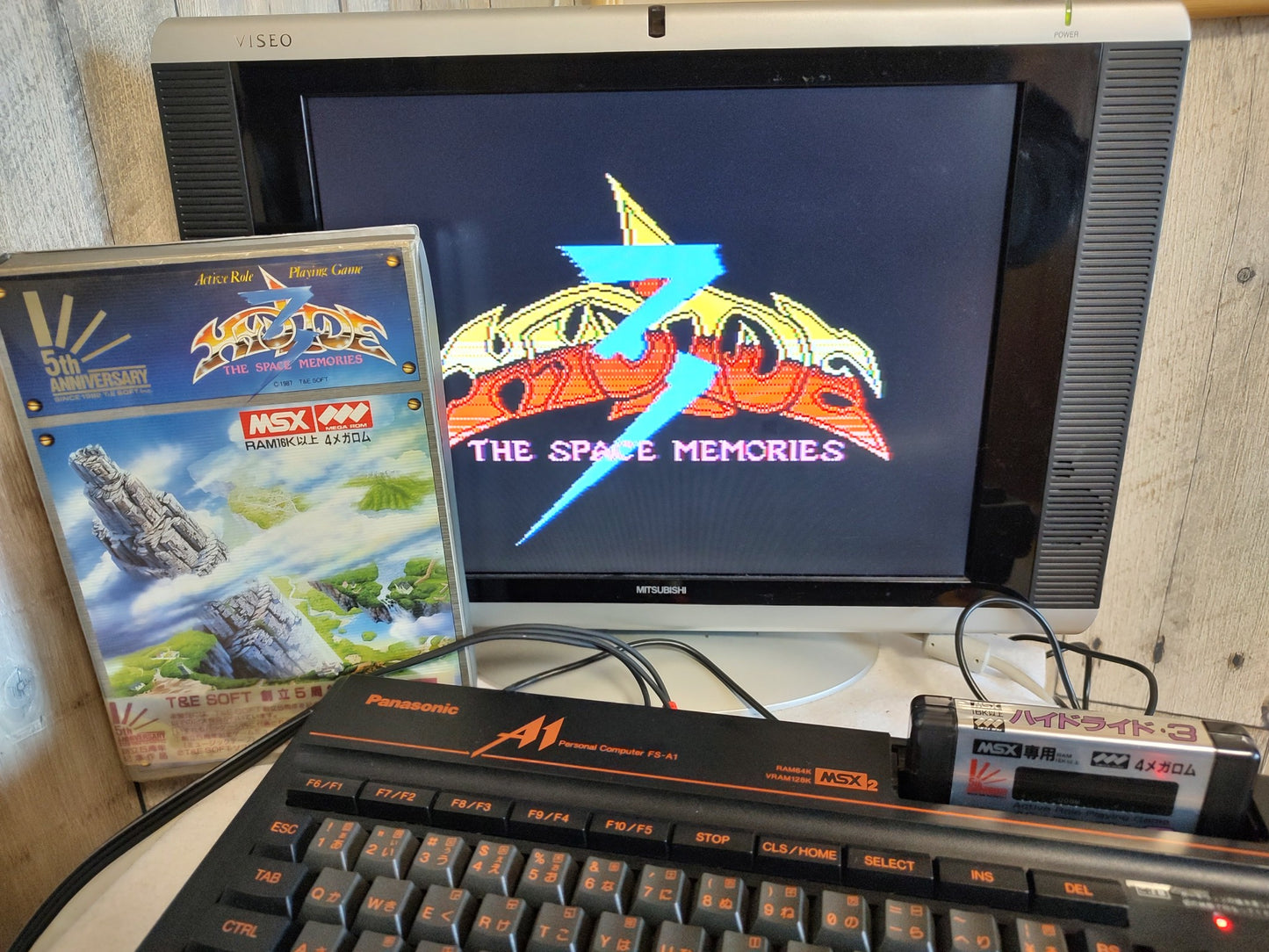 Hydride 3 The Space Memories MSX/MSX Game Cartridge, Manual, Boxed set -e0709-