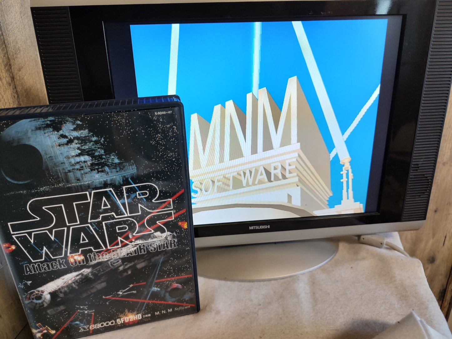 STAR WARS for SHARP X68000 Shooter Game Japan full set/Gamedisk,manual,Box-f0228