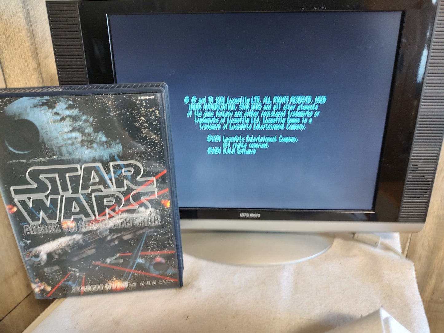 STAR WARS for SHARP X68000 Shooter Game Japan full set/Gamedisk,manual,Box-f0228