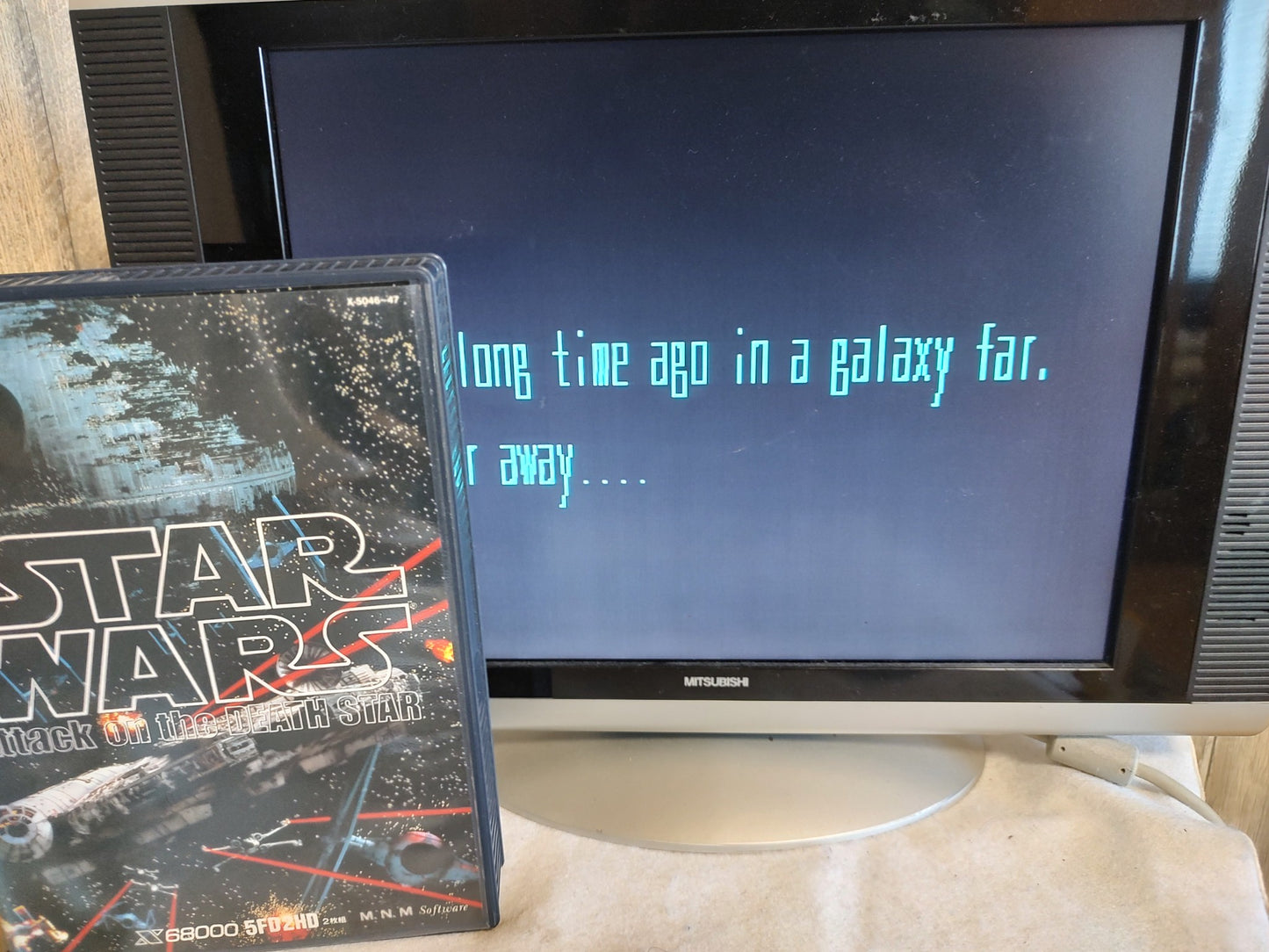 STAR WARS for SHARP X68000 Shooter Game Japan full set/Gamedisk,manual,Box-f0228